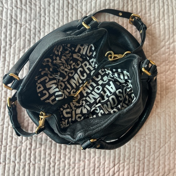 Marc By Marc Jacobs Black Leather with Gold Detail